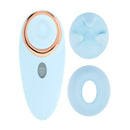 Aurie - Vibrateur AirTap avec deux embouts - Bleu
