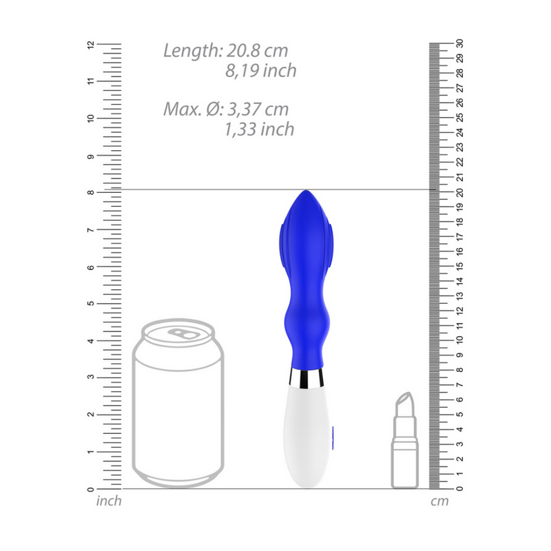 Astraea - Vibreur et Stimulateur de Clitoris - Bleu Royal