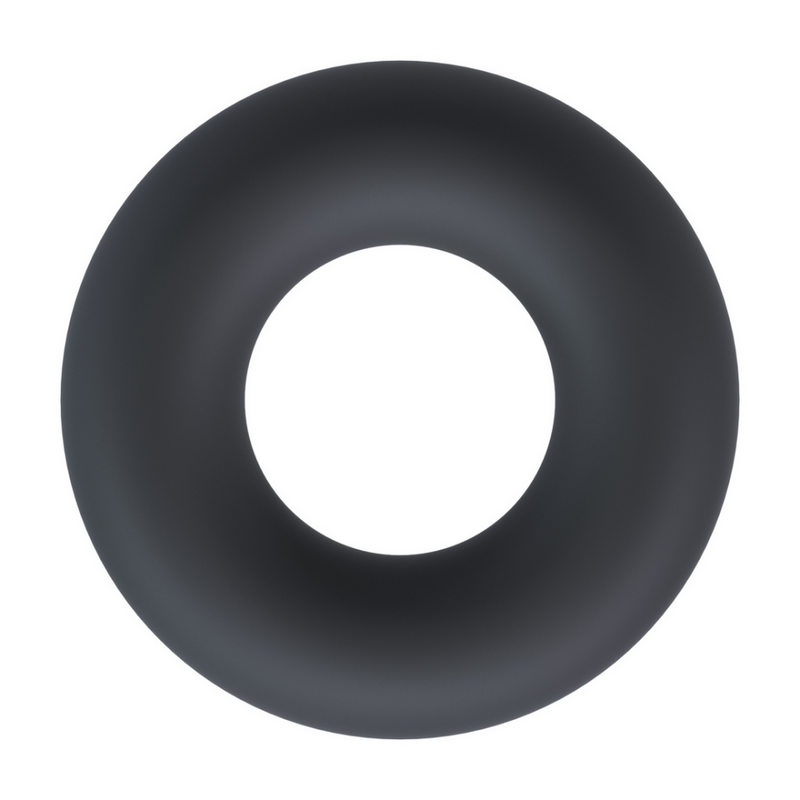 Cockring en silicone solide - XS - Noir