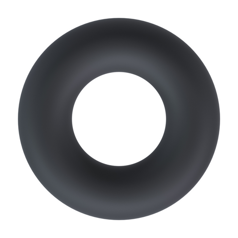 Cockring en silicone liquide - M - Noir