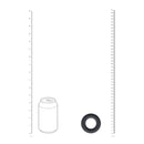 Cockring en silicone liquide - L - Noir