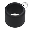 Sangle en silicone liquide - L - 34 mm - Noir