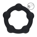 Cockring en silicone perlé - M - 35mm - Noir
