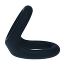 Double O Cockring en Silicone - M - Noir