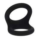 Double O Cockring en Silicone - L - Noir