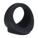 Harnais en silicone pour pénis et testicules - Noir