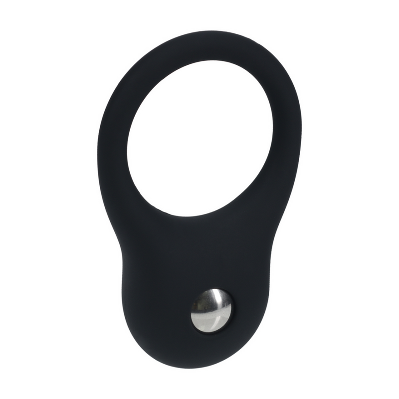 Cockring d'entraînement en silicone - S - Noir