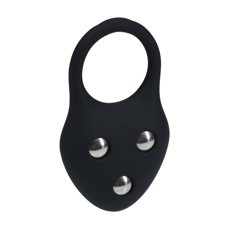 Cockring d'entraînement en silicone - L - Noir