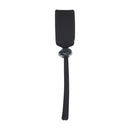 Lasso Cockring en silicone large et ajustable - 5 mm - Noir