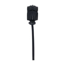 Anneau péni en silicone détachable, large et ajustable - 5 mm - Noir