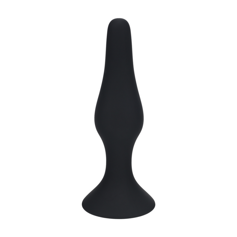 Plug anal en silicone slim - L - Noir