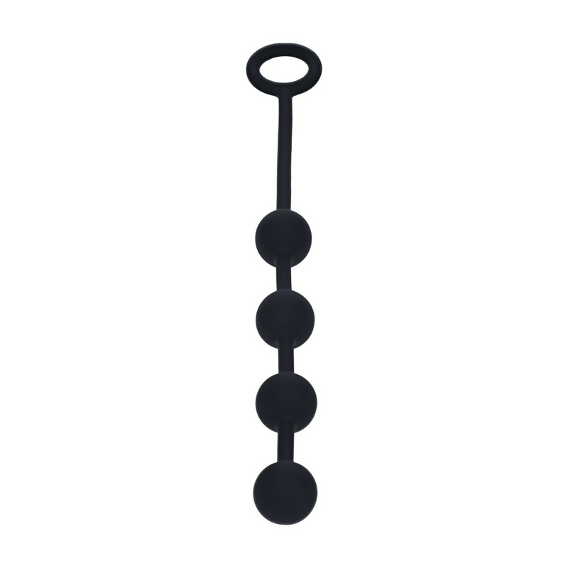 Balles Anales en Silicone Rondes - S - 20mm - Noir