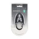 Cockring en silicone vibrant réglable - Noir