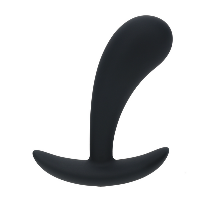 Stimulateur prostatique en silicone vibrant - S - Noir