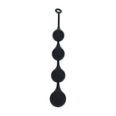 Balles Anales en Silicone Goutte d'Eau - XXL - 60mm - Noir