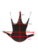 Sangle en cuir avec 5 points
