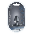 Plug Anal en Silicone Lisse - Petit - 2,6 / 6,5 cm - Gunmetal