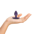 Plug anal en silicone lisse - Petit - 2,6 / 6,5 cm - Violet métallique