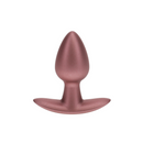 Plug anal en silicone lisse - Petit - 2,6 / 6,5 cm - Rose Gold