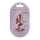 Plug Anal en Silicone Lisse - Grand - 3,5 / 8,9 cm - Rose Gold