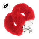 Menottes Fluffy Robustes - Rouge