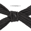 Corde de bondage en polyester - 10 m - Noir