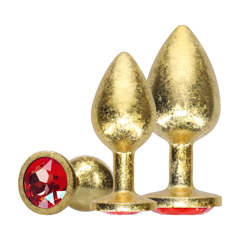 Milan Collection - Ensemble de plugs anaux en métal - Or