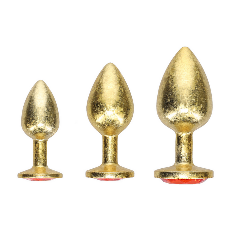 Milan Collection - Ensemble de plugs anaux en métal - Or