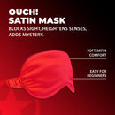Masque en satin - Rouge