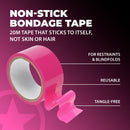 Ruban en PVC antiadhésif - 20 m - Rose