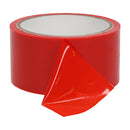 Ruban adhésif en PVC anti-adhésif - 20 m - Rouge