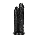 Double Titan - Realistic Double Dildo - 824 gr / 24,5 cm - Black