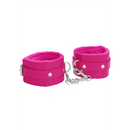 Menottes en cuir rembourrées