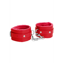 Menottes en cuir rembourrées
