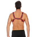 Harnais en cuir pour Bulldog avec boucles - L/XL