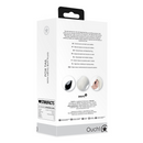 Queue de renard avec plug anal en métal - Blanc