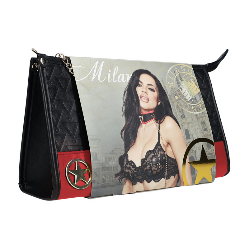 Collection Milan - Kit avec Sac - Noir/Rouge