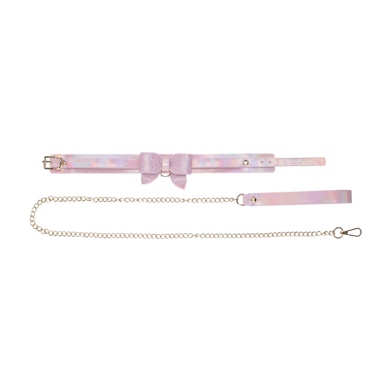 Collection Paris - Collier avec Laisse - Rose