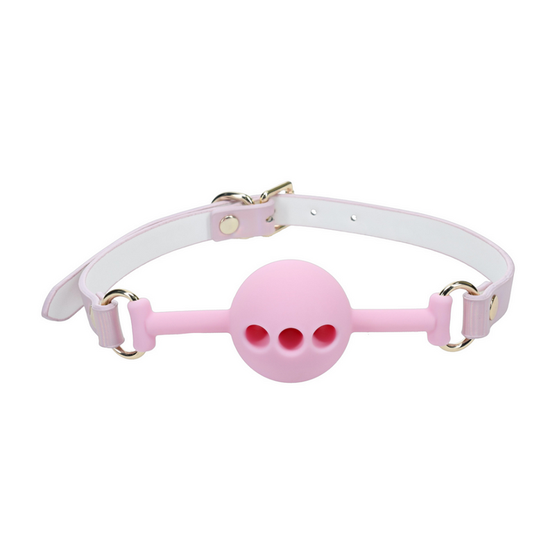 Collection Paris - Boule de Gag en Silicone - Rose