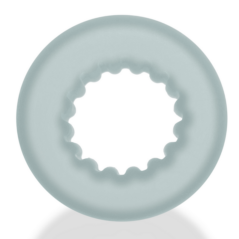 Axis - Cockring Griphold à côtes internes - Transparent Glacé