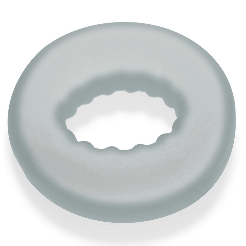 Axis - Cockring Griphold à côtes internes - Transparent Glacé
