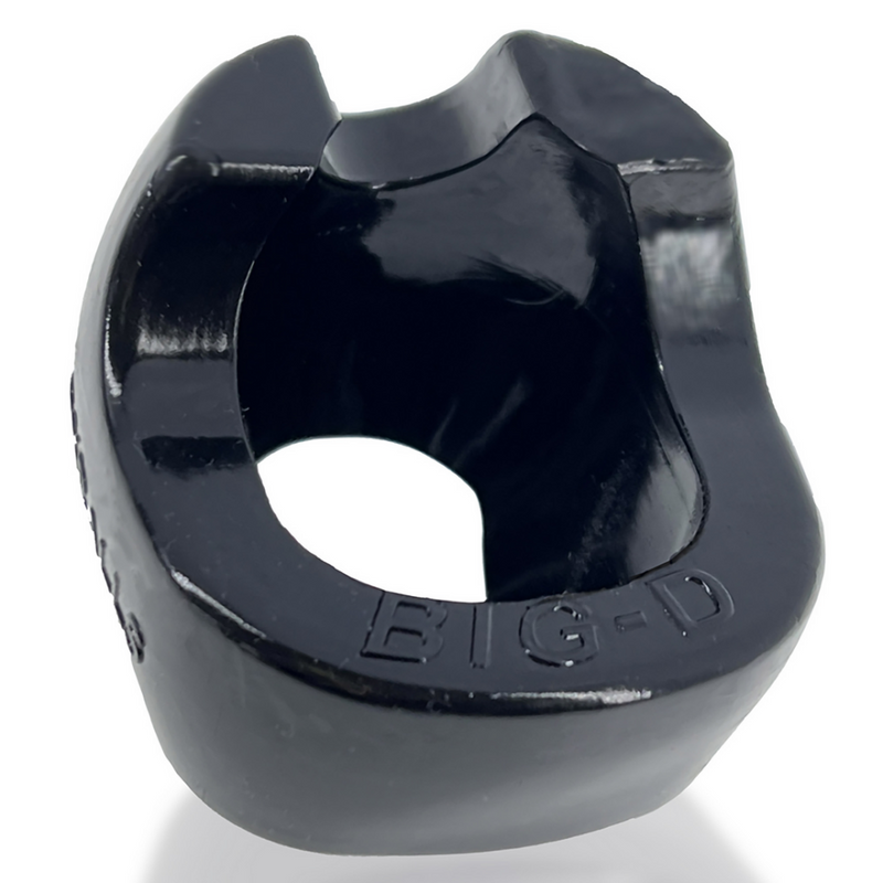 Big-D - Cockring Bigger Bulge avec Grip pour le Pénis - Noir