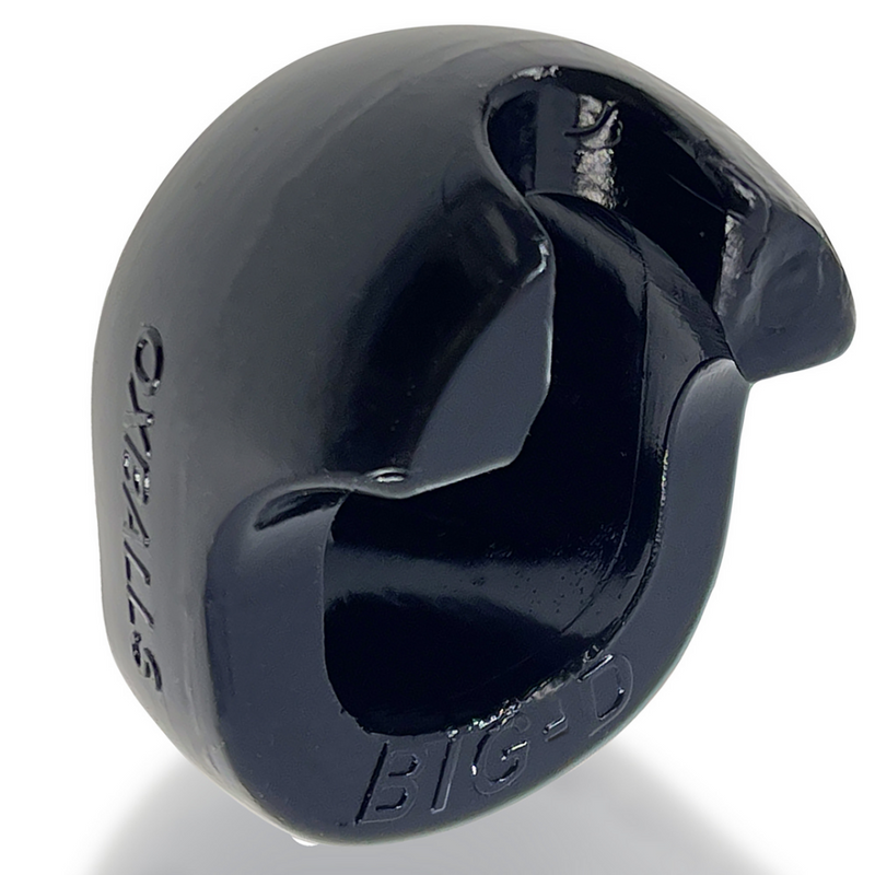 Big-D - Cockring Bigger Bulge avec Grip pour le Pénis - Noir