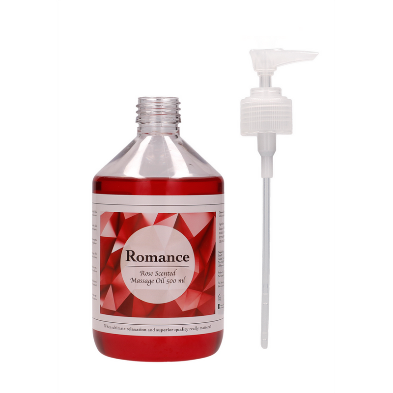 Romance - Huile de Massage - Parfum de Rose - 17 fl oz / 500 ml