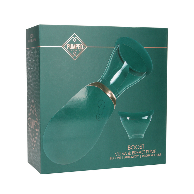 Boost - Tirelire rechargeable pour vulve et seins - Vert forêt