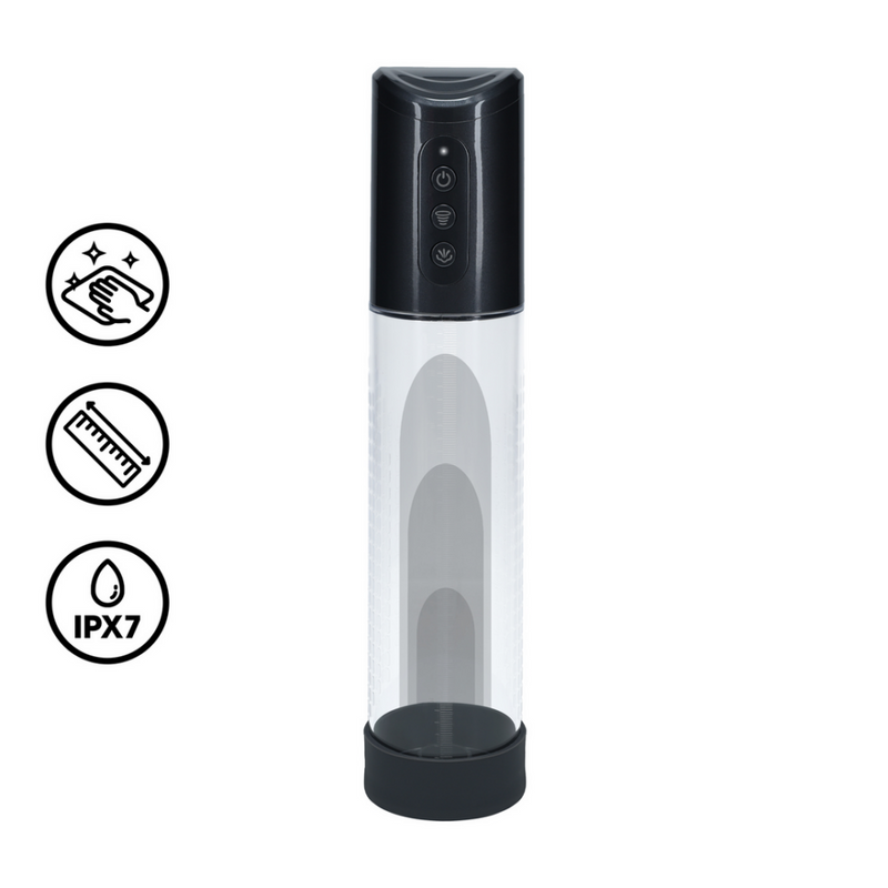 HyperPump - Pompe à pénis rechargeable - Gun Metal