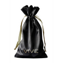 Vive Satin Toy Bag - Black