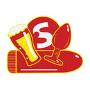 Insigne tissé - Plug anal et bière