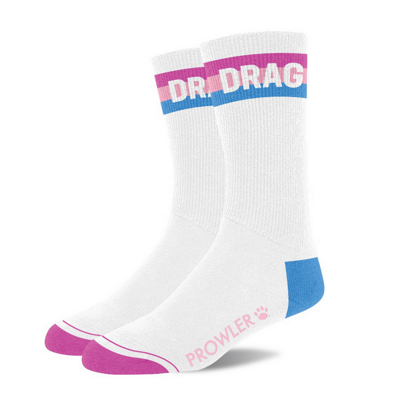 Chaussettes Drag - Blanc/Rose/Bleu