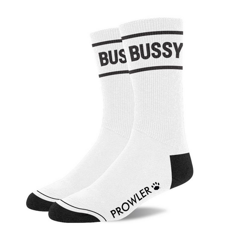 Chaussettes Bussy - Blanc/Noir